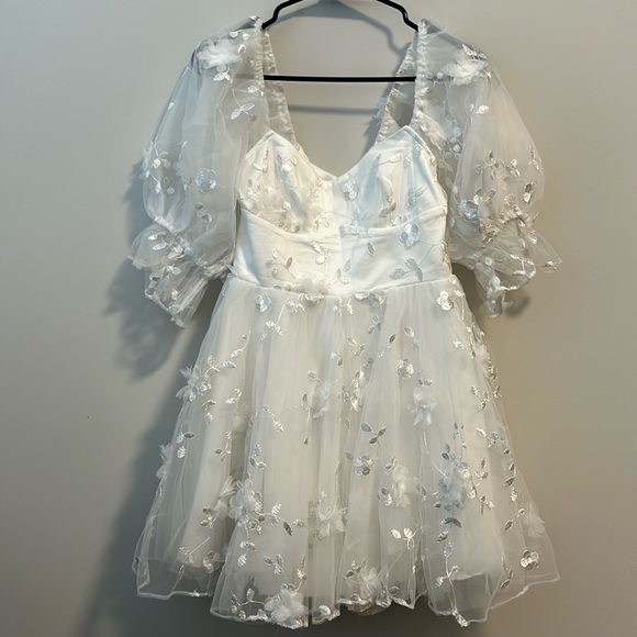 I've Got Sunshine Ruffle Strap Mini Dress - Picture 1 of 9